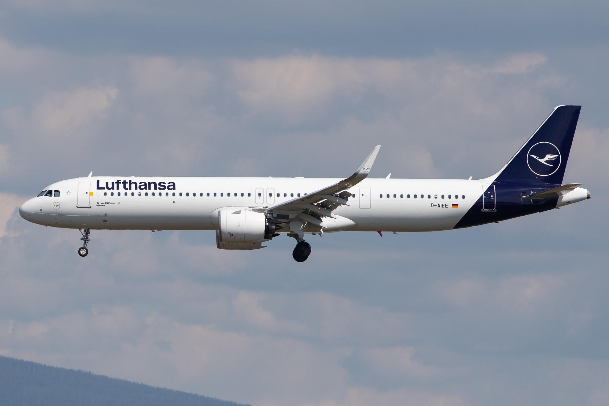 Frankfurt Airport: Lufthansa (LH / DLH) |  Airbus A321-271NX A21N | D-AIEE | MSN 9046