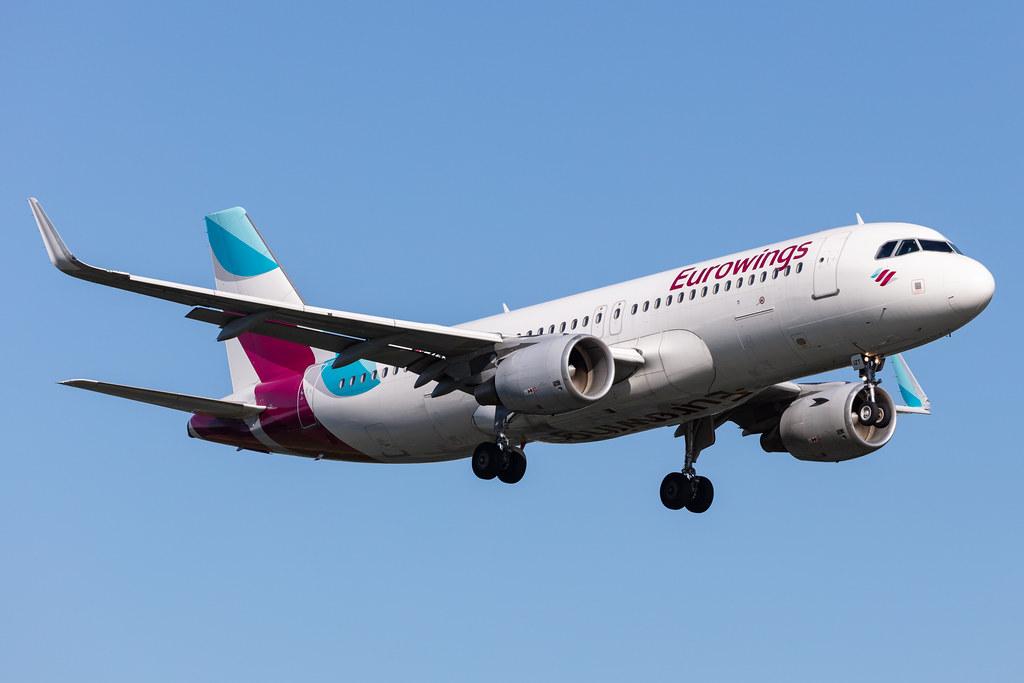Hamburg Airport: Eurowings (EW / EWG) |  Airbus A320-214 A320 | D-AIZT | MSN 5601
