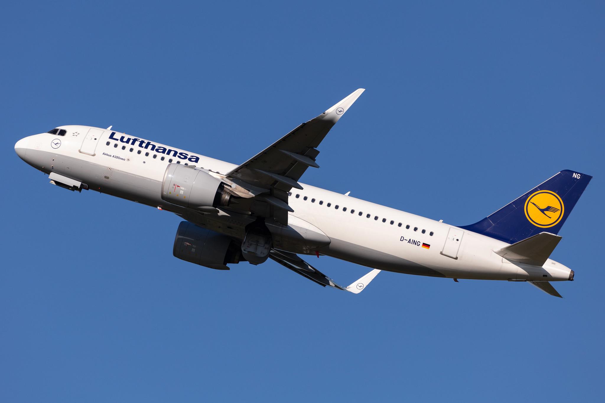 Hamburg Airport: Lufthansa (LH / DLH) |  Airbus A320-271N A20N | D-AING | MSN 7588