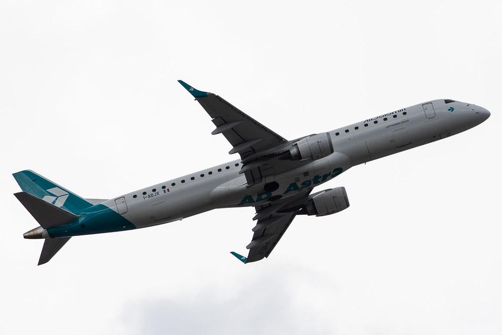 Frankfurt Airport: Air Dolomiti (EN / DLA) |  Embraer E195LR E195 | I-ADJX | MSN 19000305