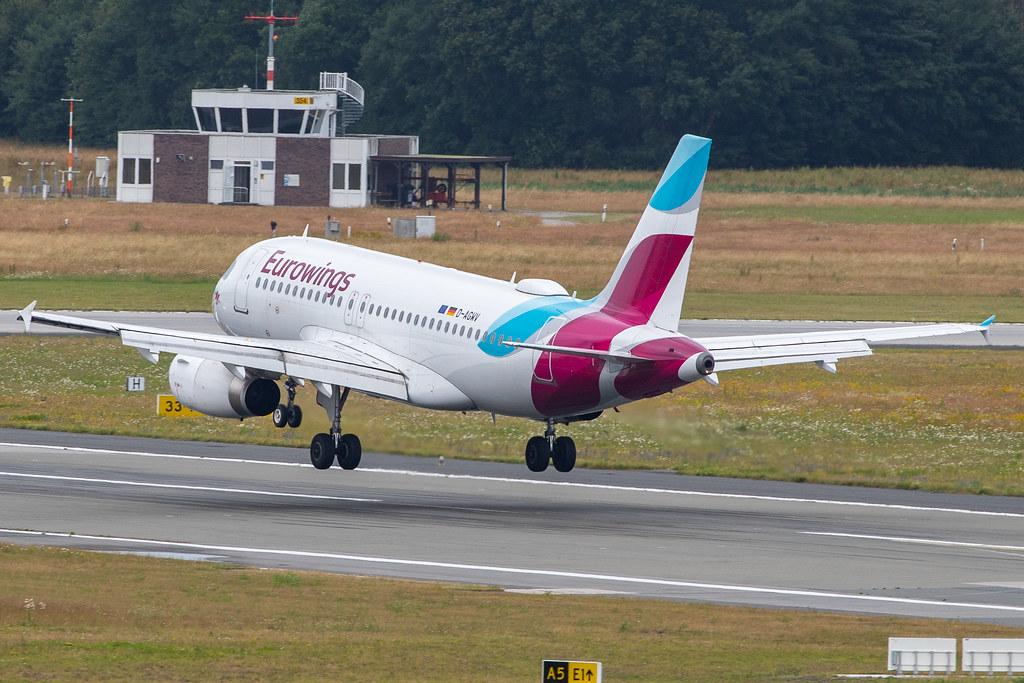 Hamburg Airport: Eurowings (EW / EWG) |  Airbus A319-132 A319 | D-AGWV | MSN 5467