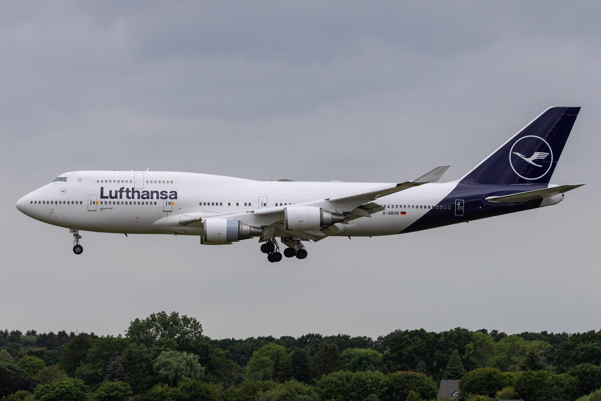 Hamburg Airport: Lufthansa (LH / DLH) |  Boeing 747-430 B744 | D-ABVM | MSN 29101