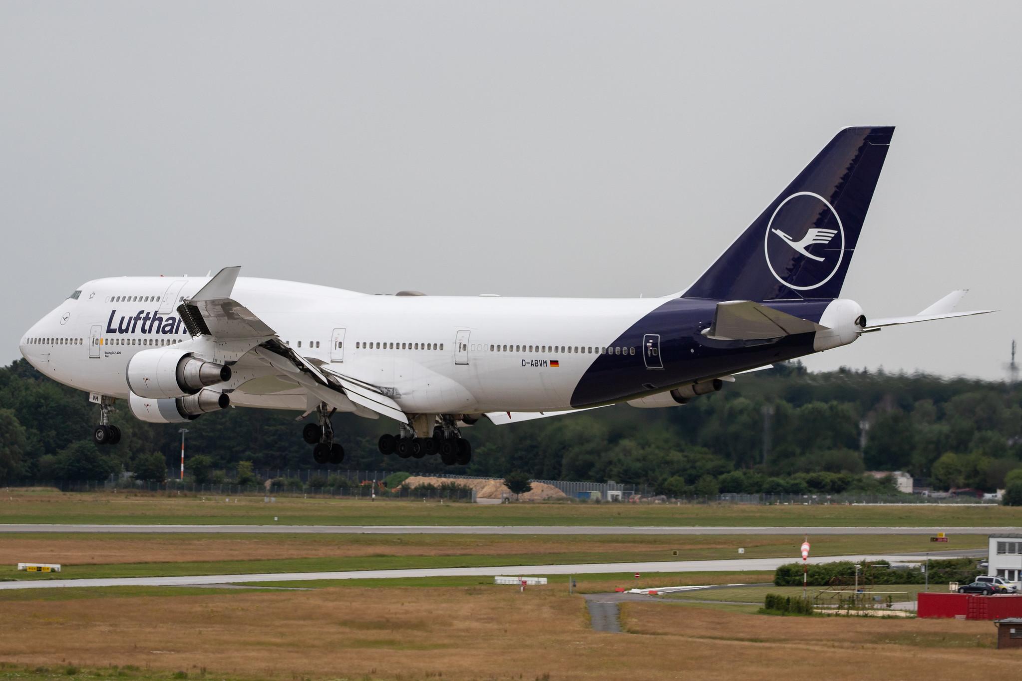 Hamburg Airport: Lufthansa (LH / DLH) |  Boeing 747-430 B744 | D-ABVM | MSN 29101