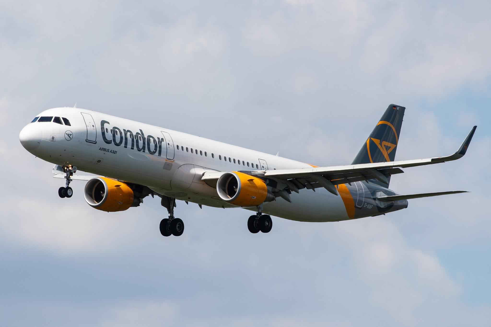 Frankfurt Airport: Condor (DE / CFG) |  Airbus A321-211 A321 | D-AIAF | MSN 6459