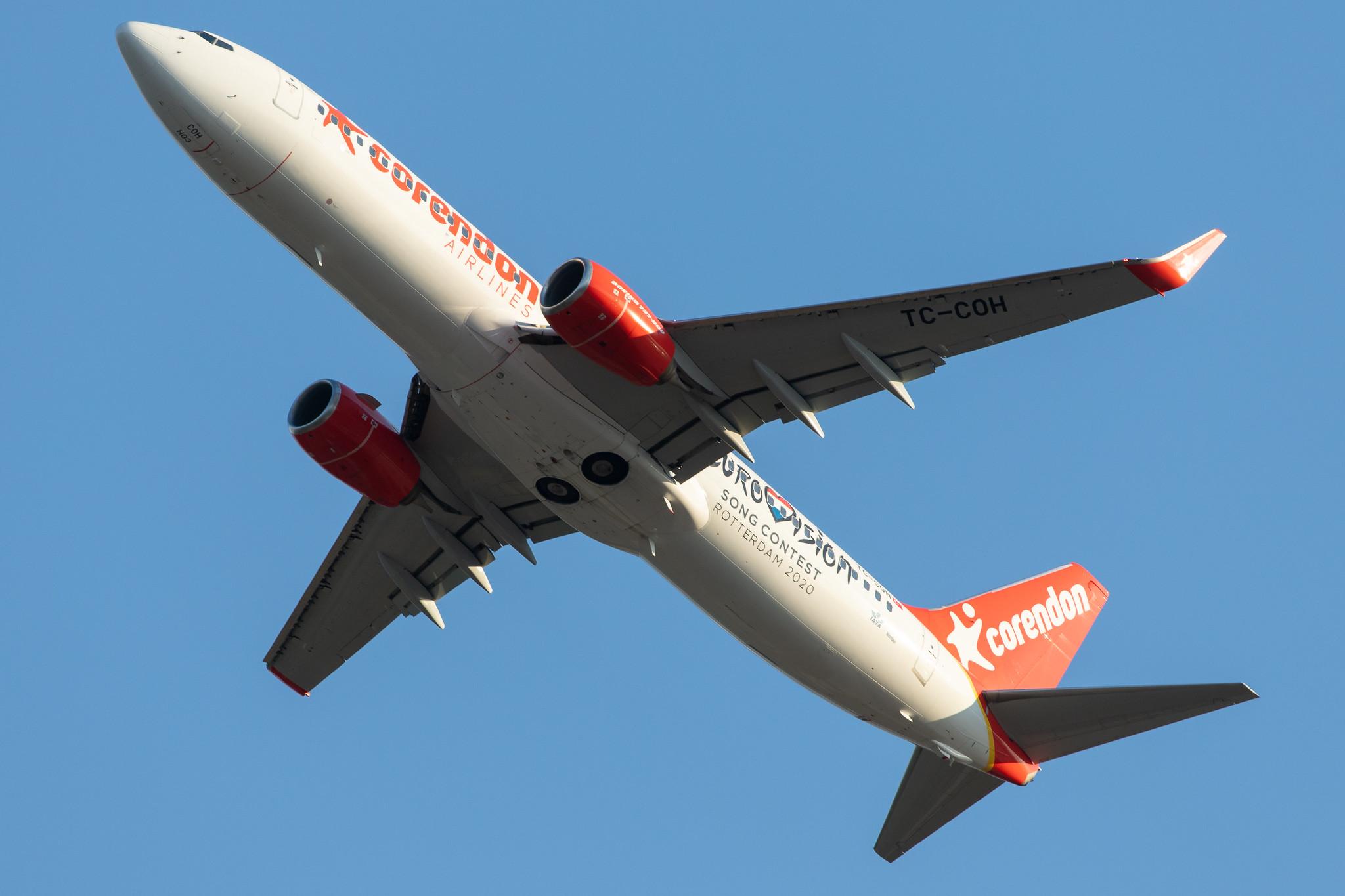 Frankfurt Airport: Corendon Airlines (XC / CAI) |  Boeing 737-8EH B738 | TC-COH | MSN 35850