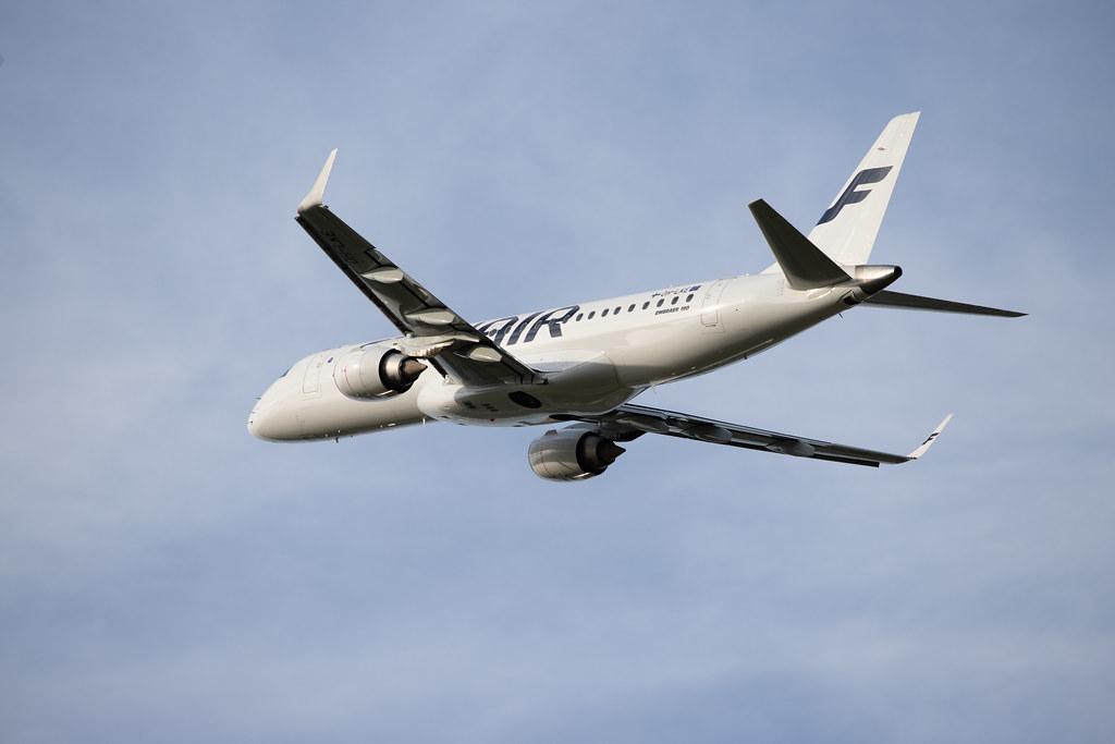 Hamburg Airport: Finnair (AY / FIN) | Operator: NORRA |  Embraer E190LR E190 | OH-LKE | MSN 19000059