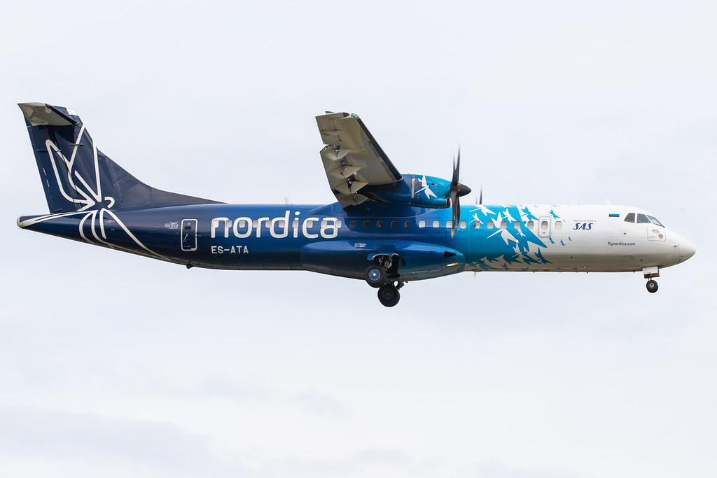 Hamburg Airport: Nordica (EE / EST) | Operator: Xfly |  ATR 72-600 AT76 | ES-ATA | MSN 1038