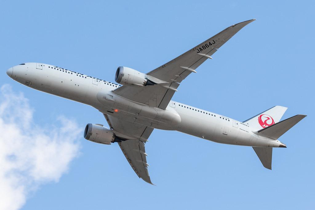 Frankfurt Airport: Japan Airlines (JL / JAL) |  Boeing 787-9 Dreamliner B789 | JA864J | MSN 34858