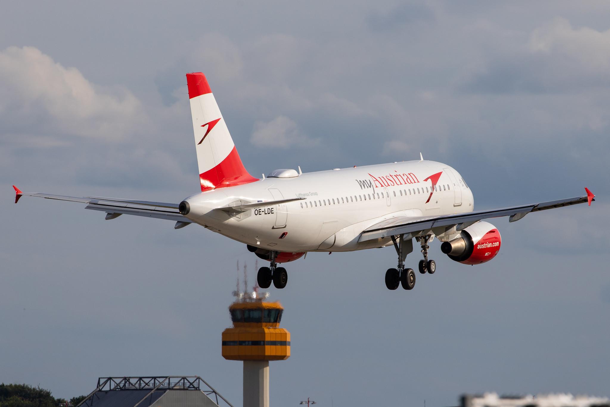 Hamburg Airport: Austrian Airlines (OS / AUA) |  Airbus A319-112 A319 | OE-LDE | MSN 2494