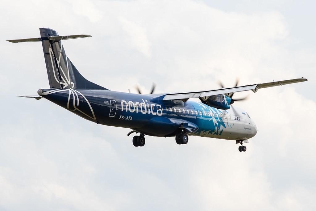 Hamburg Airport: Nordica (EE / EST) | Operator: Xfly |  ATR 72-600 AT76 | ES-ATA | MSN 1038