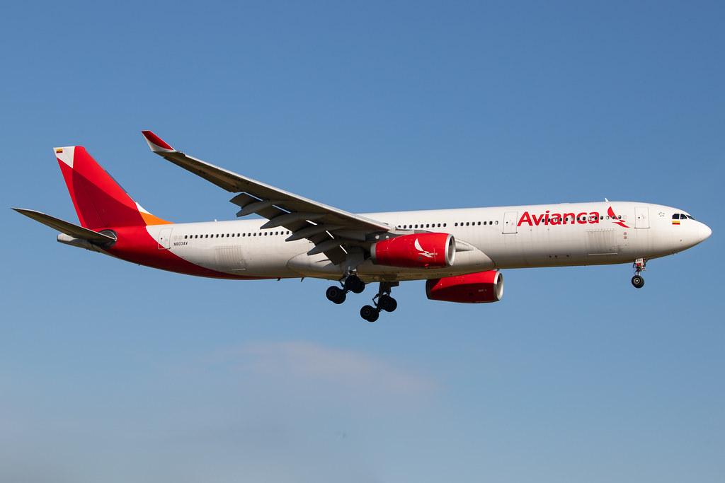 Hamburg Airport: Avianca (AV / AVA) |  Airbus A330-343 A333 | N803AV | MSN 1357
