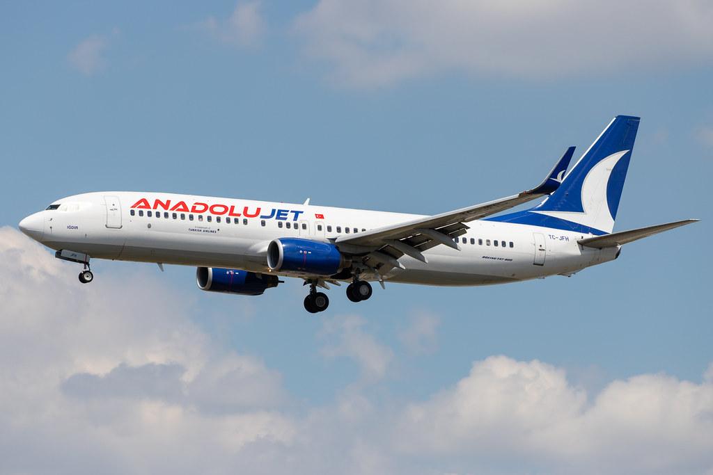 Frankfurt Airport: AnadoluJet (TK / THY) | Operator: Turkish Airlines |  Boeing 737-8F2 B738 | TC-JFH | MSN 29770