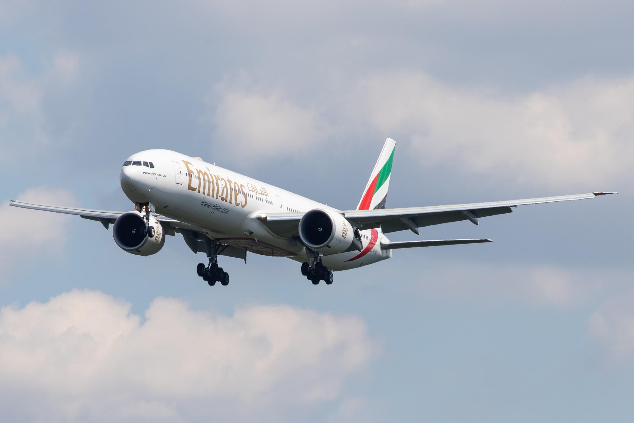 Frankfurt Airport: Emirates (EK / UAE) |  Boeing 777-31H(ER) B77W | A6-EQI | MSN 42354