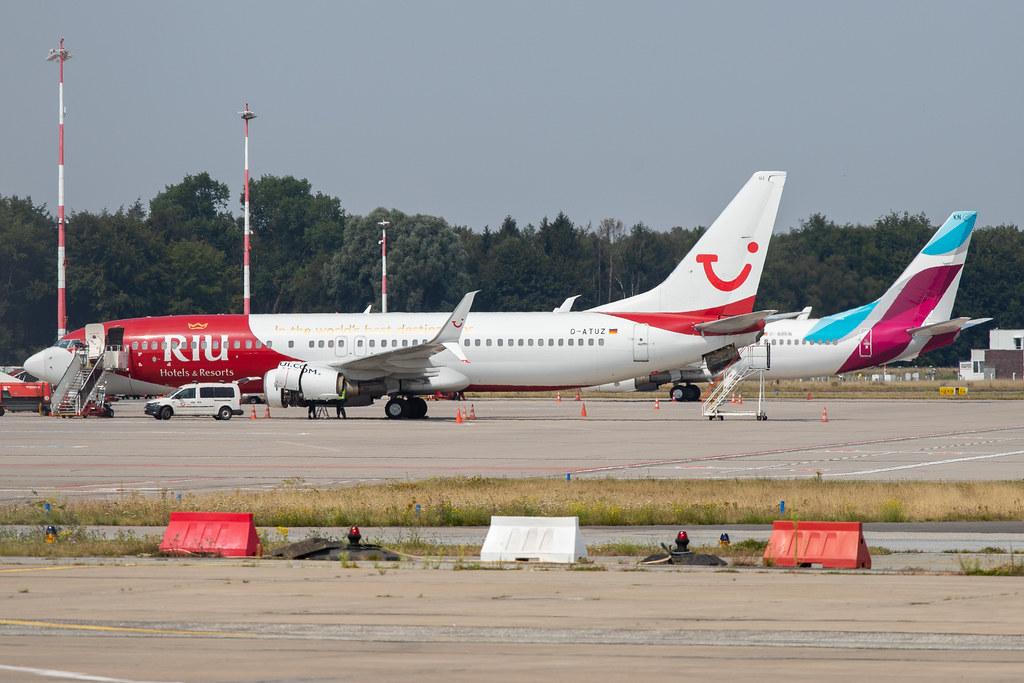Hamburg Airport: TUI (X3 / TUI) |  Livery: RIU Hotels & Resorts Livery | Operator: TUI fly |  Boeing 737-8K5 B738 | D-ATUZ | MSN 34691