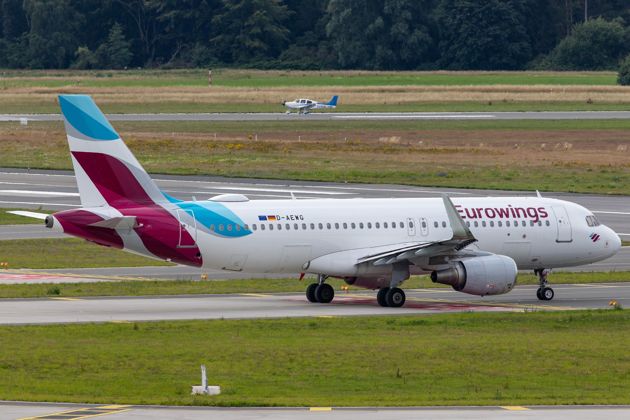 Hamburg Airport: Eurowings (EW / EWG) |  Airbus A320-214 A320 | D-AEWG | MSN 7121