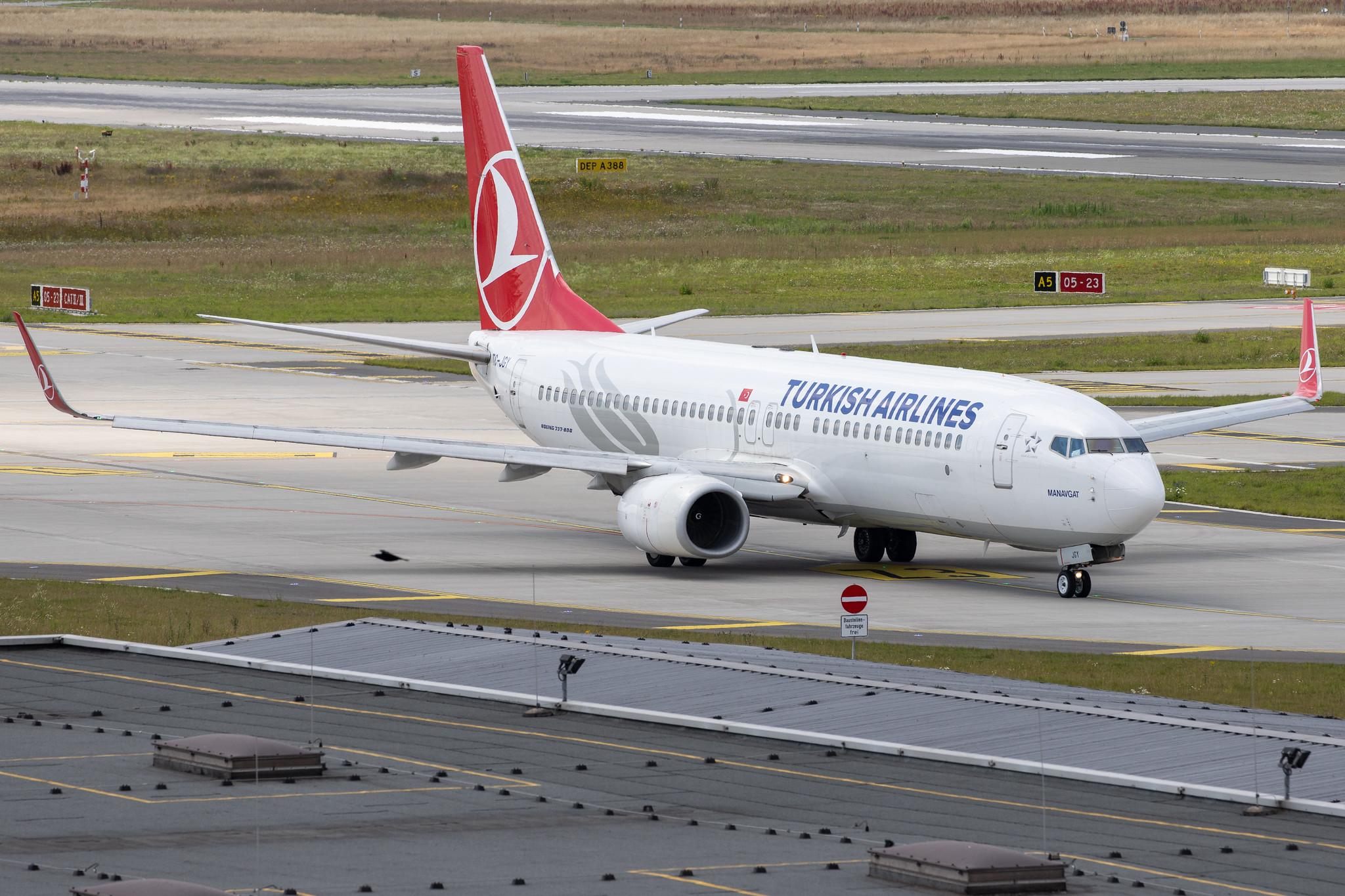 Hamburg Airport: Turkish Airlines (TK / THY) |  Boeing 737-8F2 B738 | TC-JGY | MSN 35738