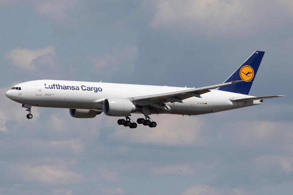 Frankfurt Airport: Lufthansa Cargo (/ GEC) |  Boeing 777-FBT B77L | D-ALFB | MSN 41675