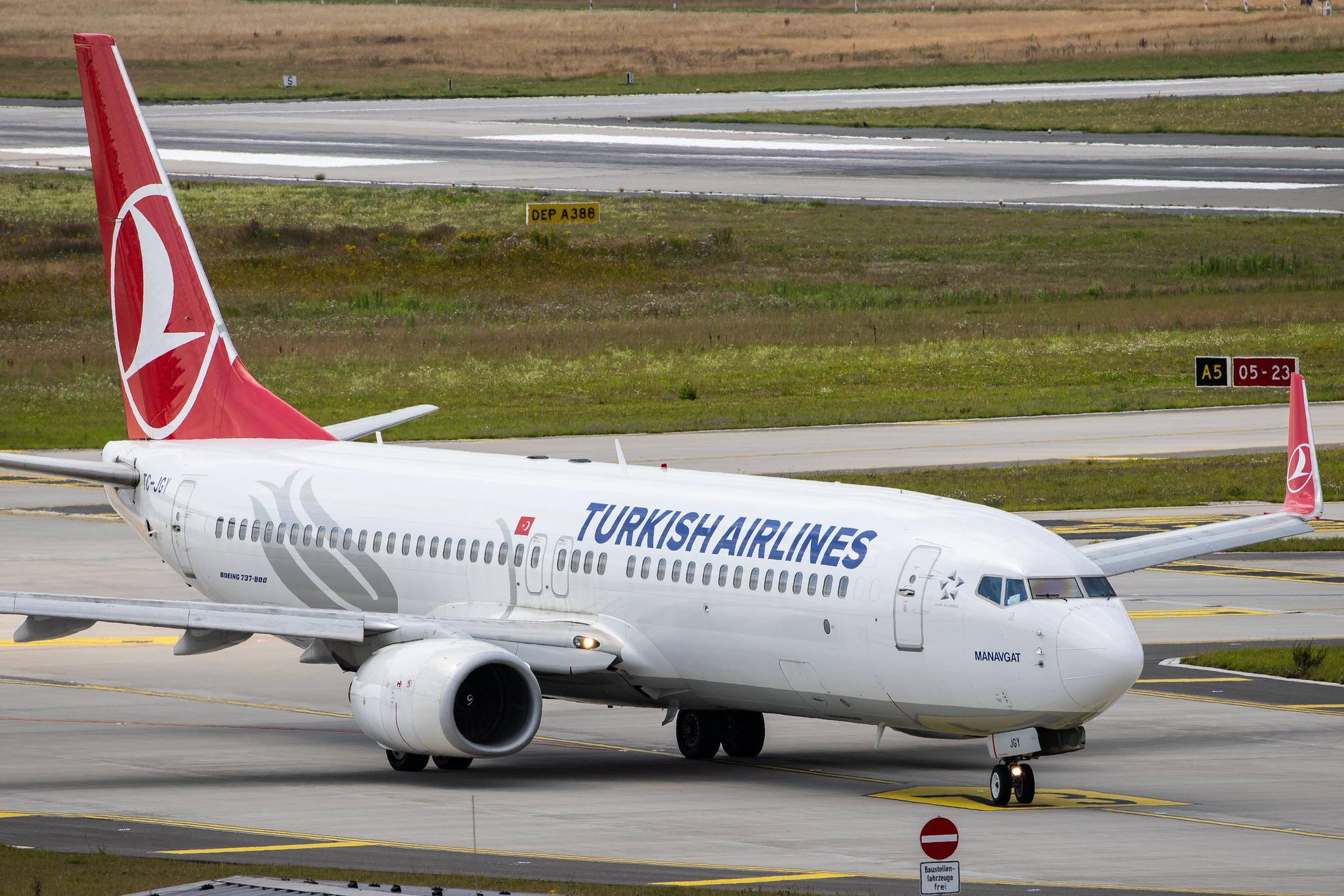 Hamburg Airport: Turkish Airlines (TK / THY) |  Boeing 737-8F2 B738 | TC-JGY | MSN 35738