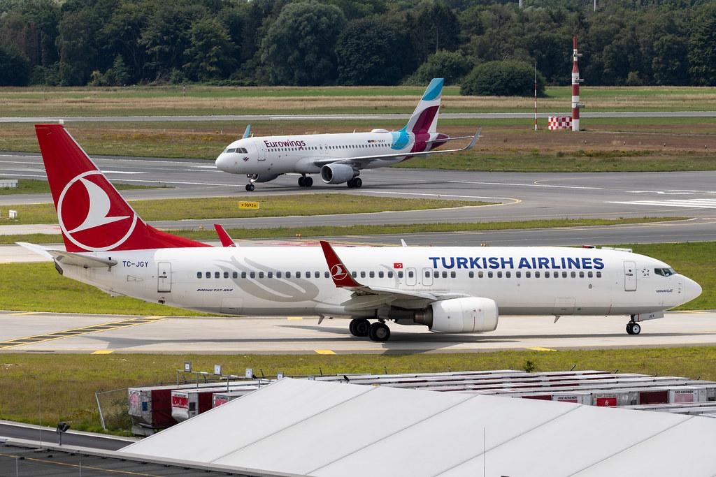 Hamburg Airport: Turkish Airlines (TK / THY) |  Boeing 737-8F2 B738 | TC-JGY | MSN 35738