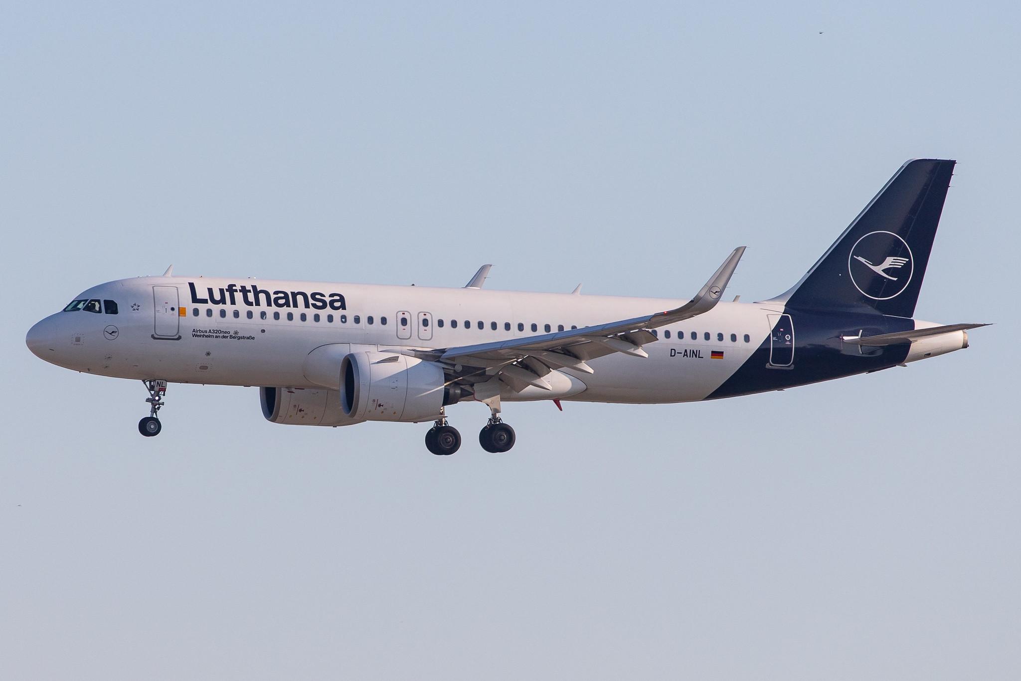 Frankfurt Airport: Lufthansa (LH / DLH) |  Airbus A320-271N A20N | D-AINL | MSN 8383