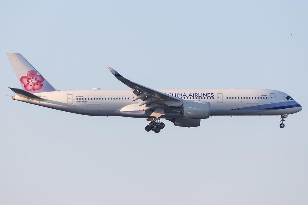 Frankfurt Airport: China Airlines (CI / CAL) |  Airbus A350-941 A359 | B-18910 | MSN 151