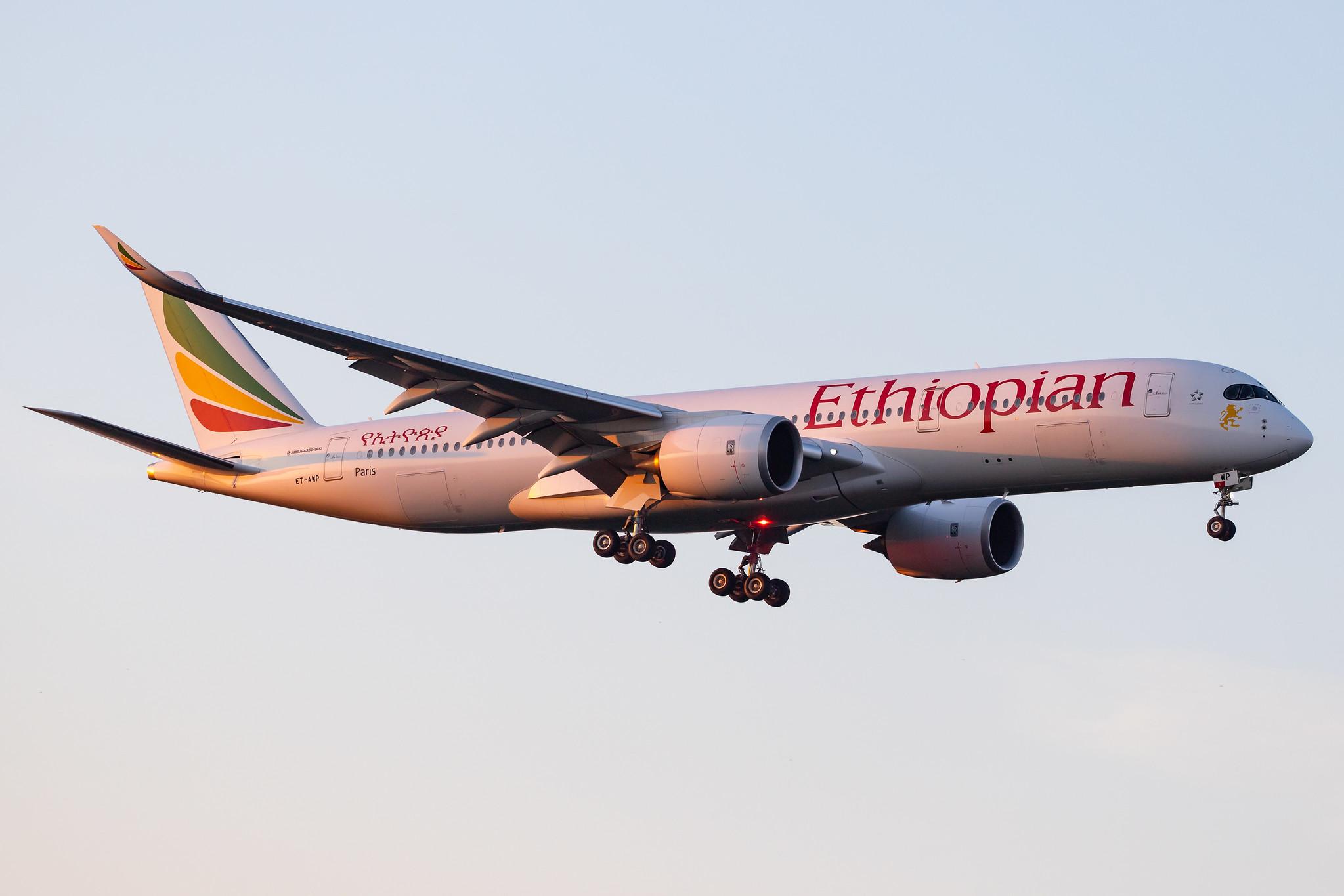 Frankfurt Airport: Ethiopian Airlines (ET / ETH) |  Airbus A350-941 A359 | ET-AWP | MSN 375