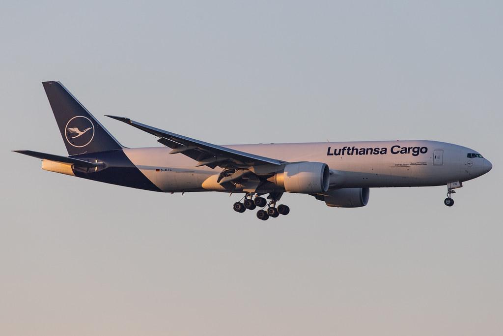 Frankfurt Airport: Lufthansa Cargo (/ GEC) |  Boeing 777-FBT B77L | D-ALFG | MSN 66090