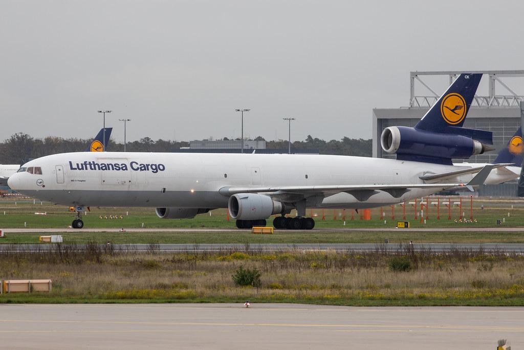 Frankfurt Airport: Lufthansa Cargo (/ GEC) |  McDonnell Douglas MD-11F MD11 | D-ALCK | MSN 48803