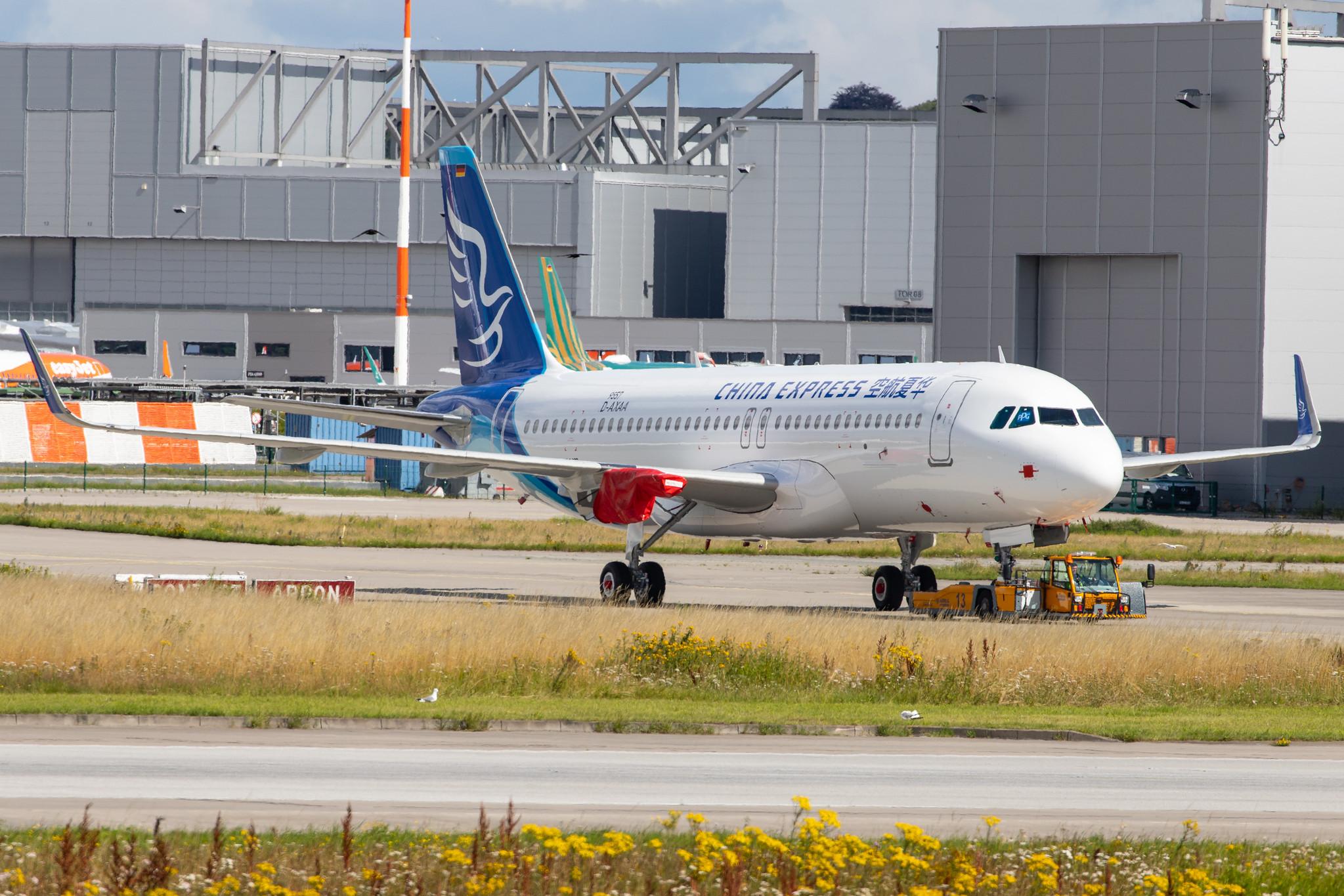 Hamburg Finkenwerder: China Express Airlines (G5 / HXA) |  Airbus A320-271N A20N | D-AXAA | MSN 9557