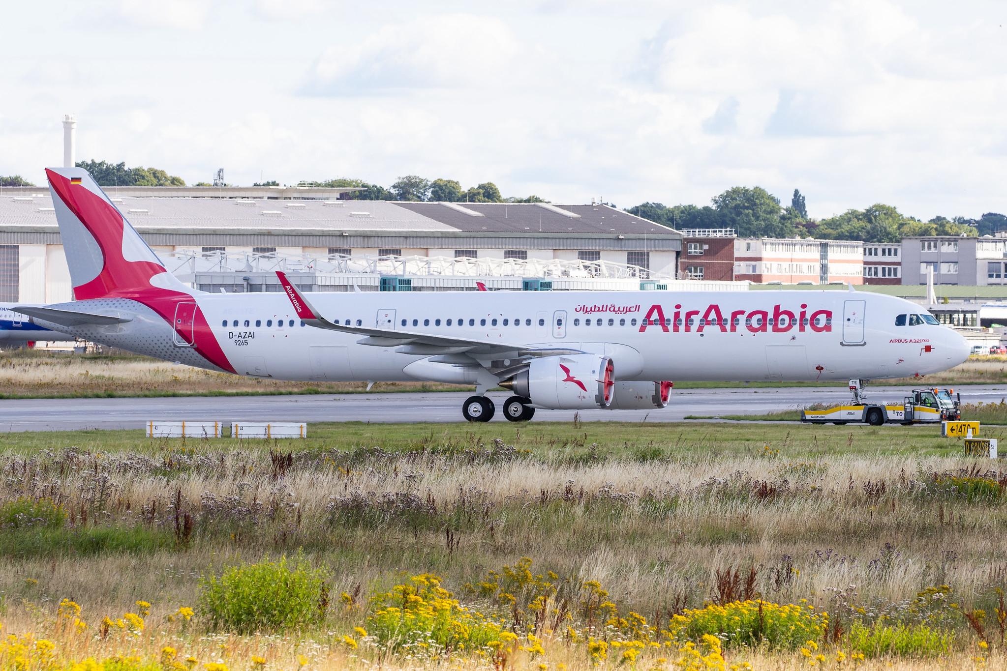Hamburg Finkenwerder: Air Arabia  (G9 / ABY) |  Airbus A321-251NX A21N | D-AZAI | MSN 9265