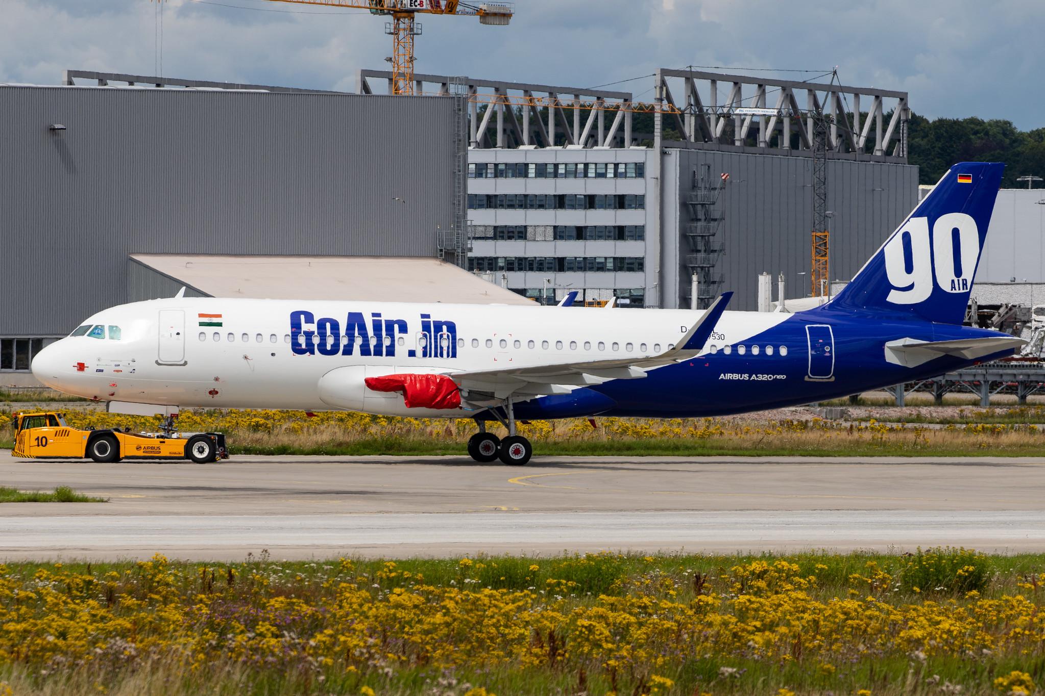 Hamburg Finkenwerder: GoAir (G8 / GOW) | Operator: Go Air |  Airbus A320-271N A20N | D-AXAL  | MSN 9530
