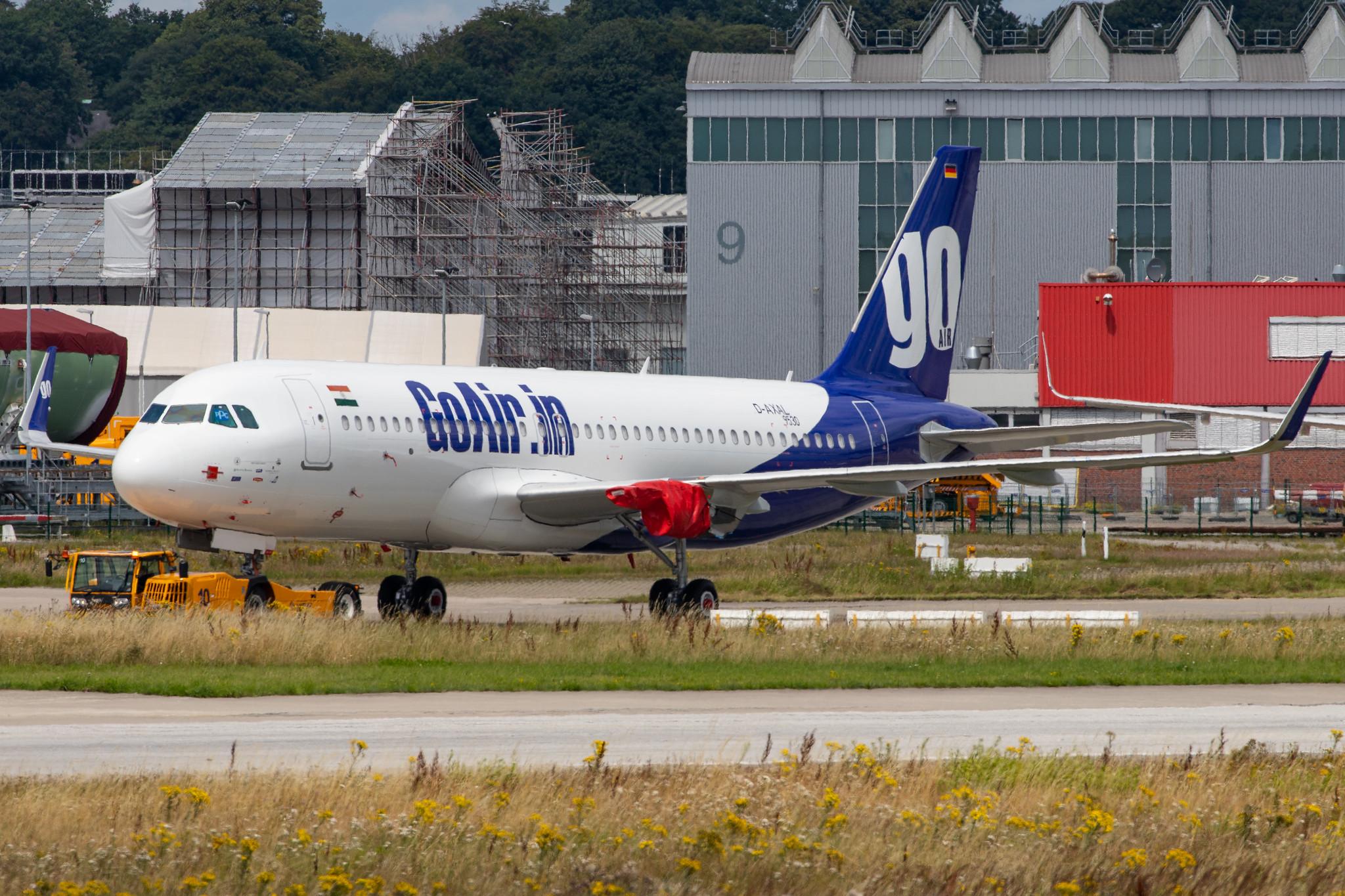 Hamburg Finkenwerder: GoAir (G8 / GOW) | Operator: Go Air |  Airbus A320-271N A20N | D-AXAL  | MSN 9530