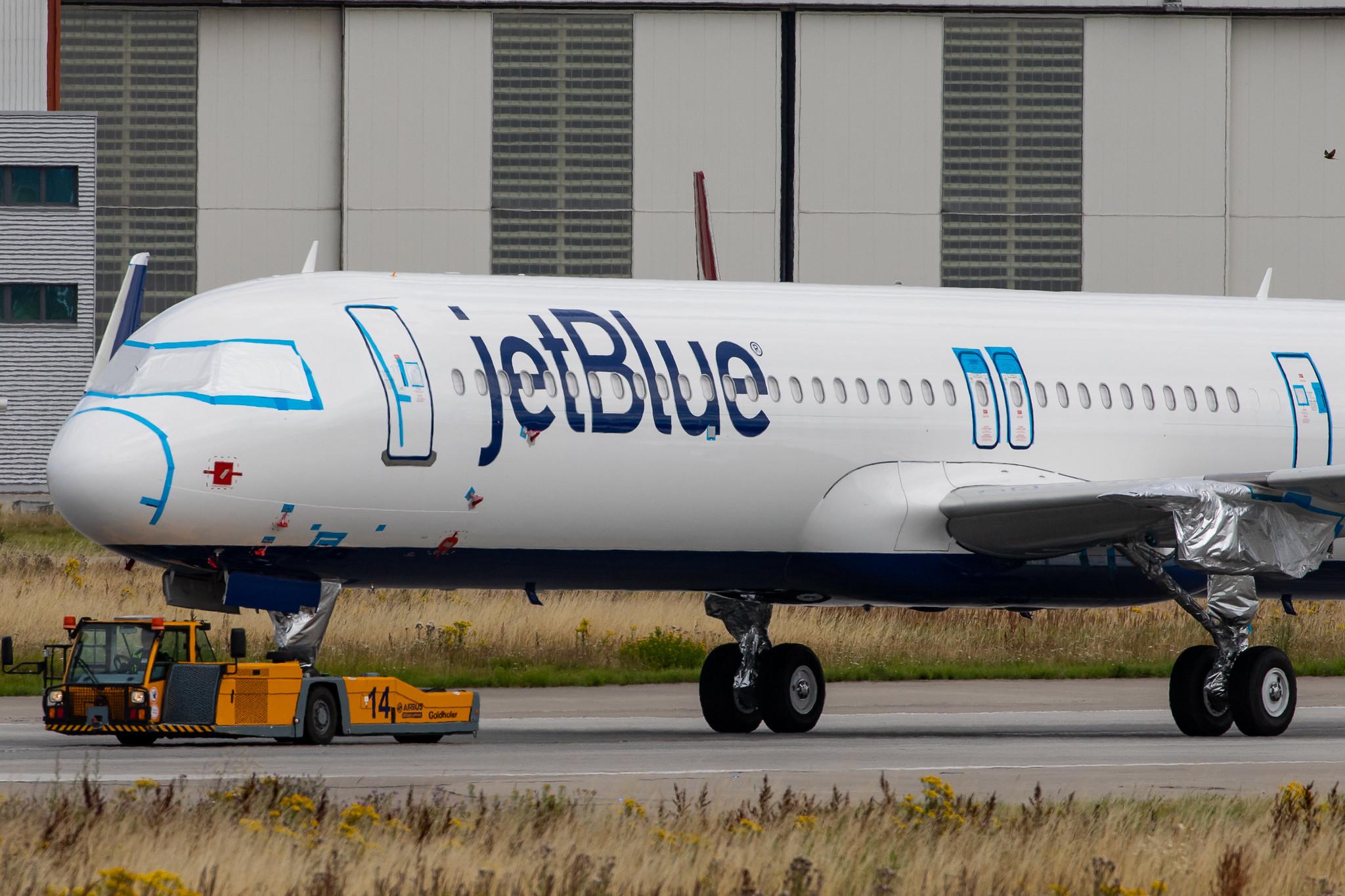 Hamburg Finkenwerder: JetBlue Airways (B6 / JBU) |  Airbus A321-271NX A21N | D-AVZU | MSN 9195