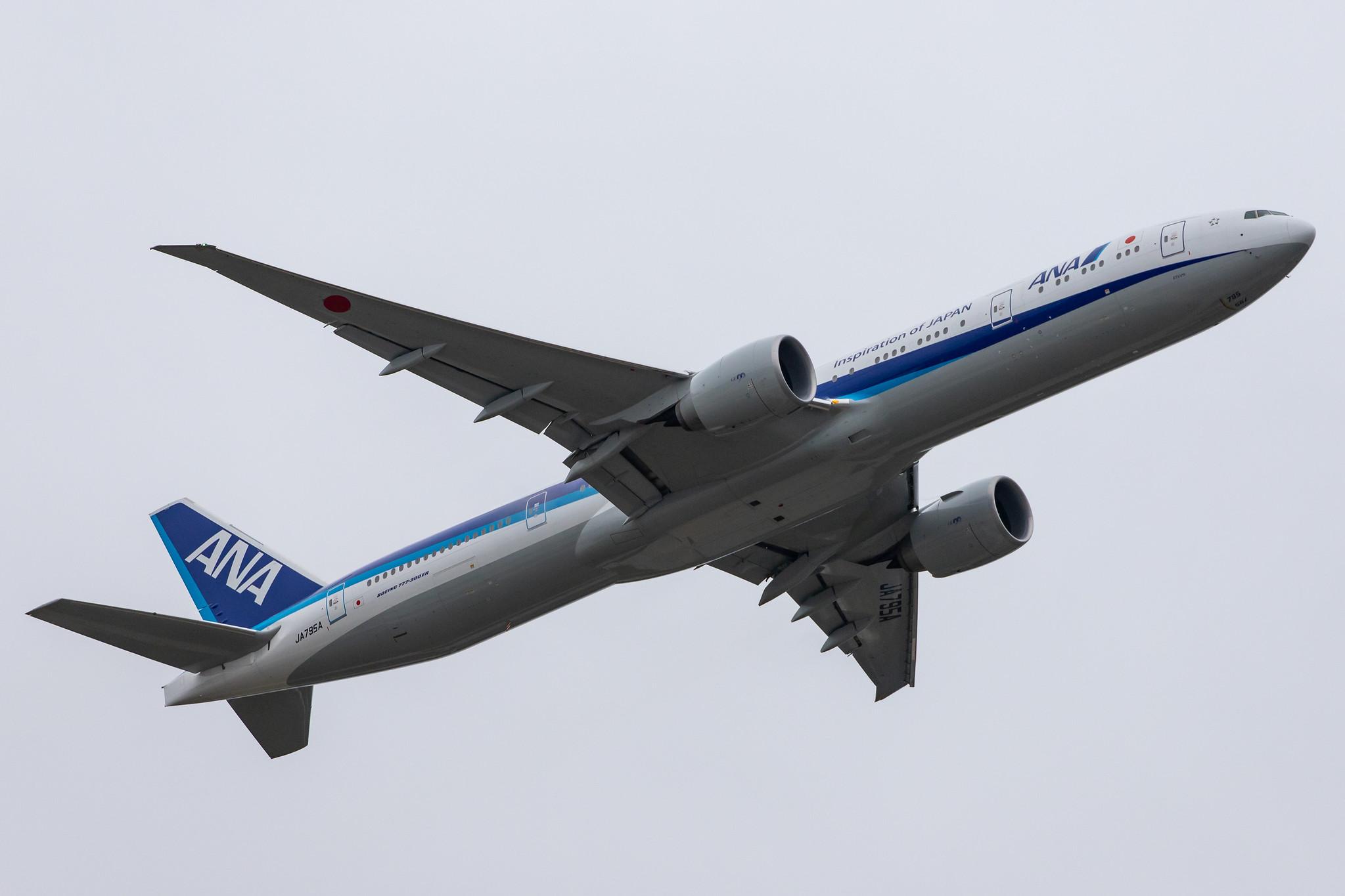 Frankfurt Airport: All Nippon Airways (NH / ANA) |  Boeing 777-300(ER) B77W | JA795A | MSN 61514