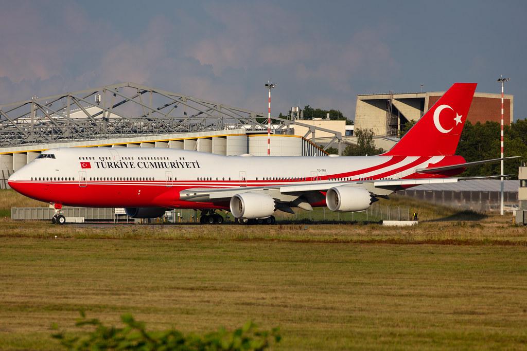 Hamburg Airport: Turkey Government (/ TRK) | Operator: Turkuaz Airlines |  Boeing 747-8ZV(BBJ) B748 | TC-TRK | MSN 42096