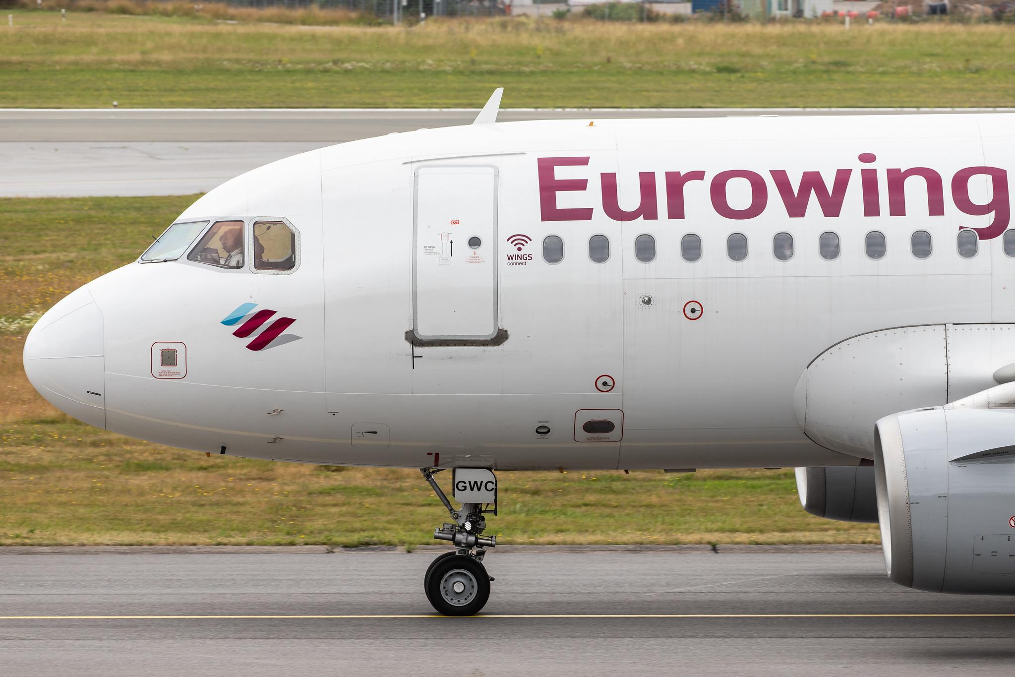 Hamburg Airport: Eurowings (EW / EWG) |  Airbus A319-132 A319 | D-AGWC | MSN 2976