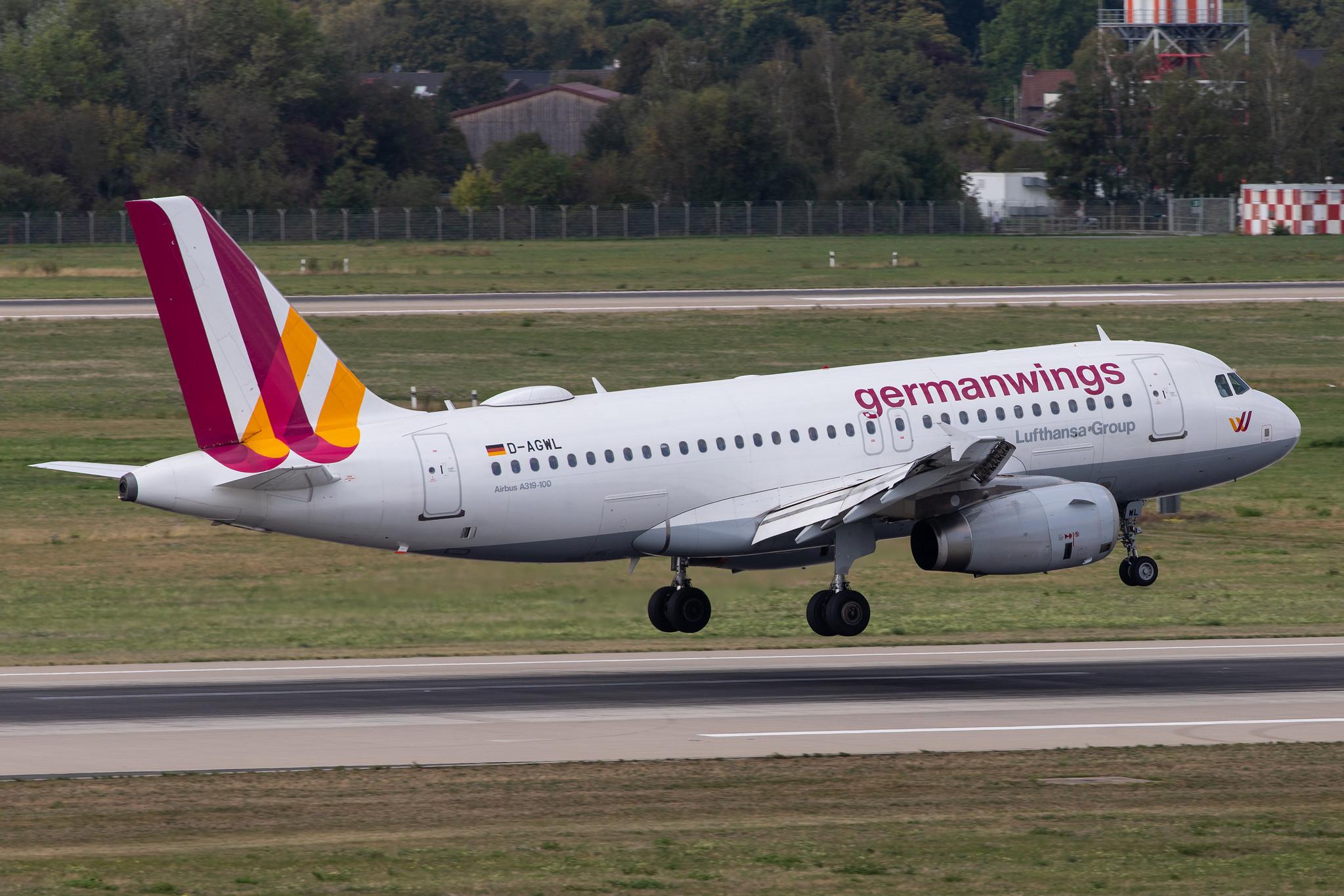 Düsseldorf Airport: Eurowings (EW / EWG) |  Airbus A319-132 A319 | D-AGWL | MSN 3534
