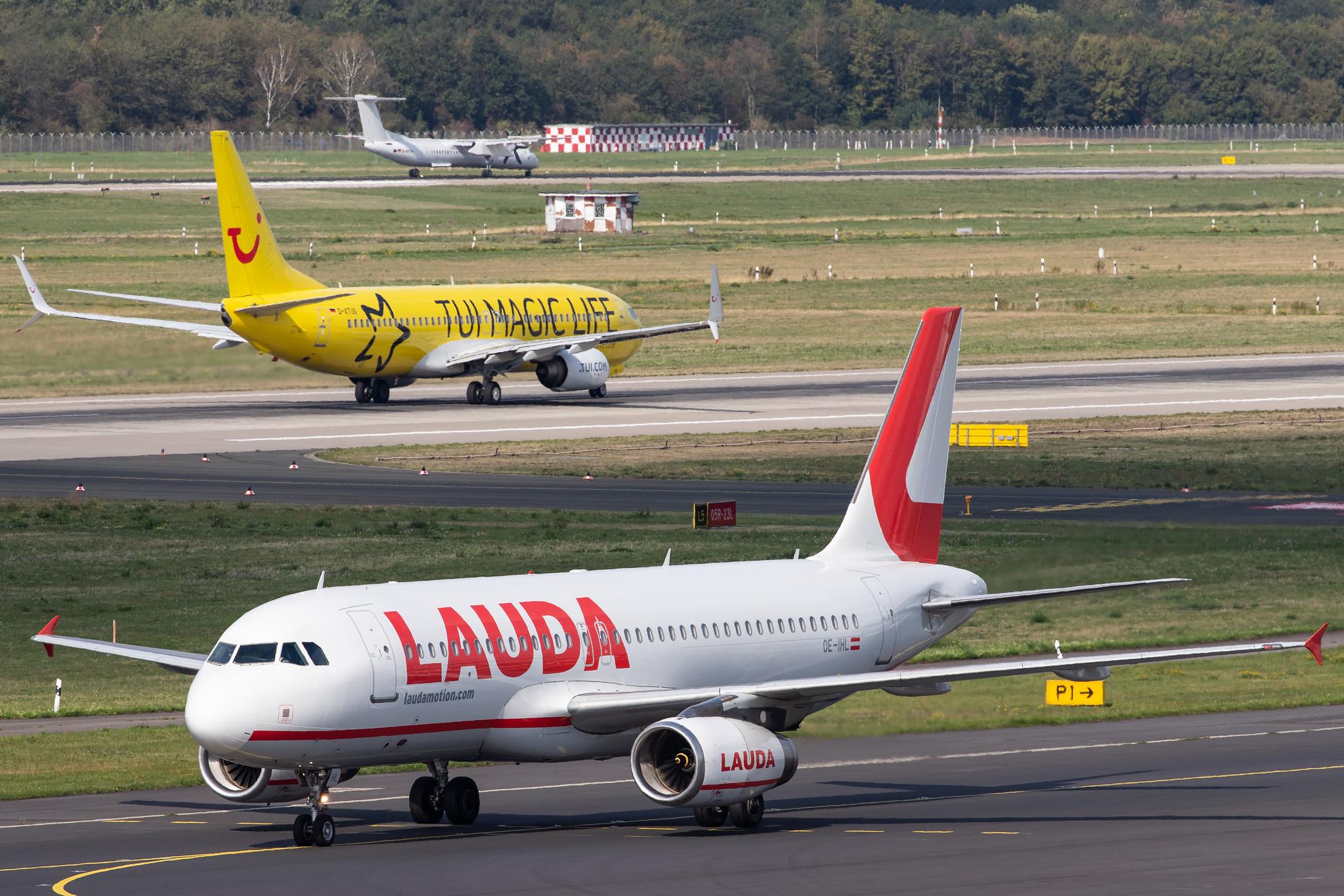 Düsseldorf Airport: Laudamotion (OE / LDM) |  Airbus A320-232 A320 | OE-IHL | MSN 3105