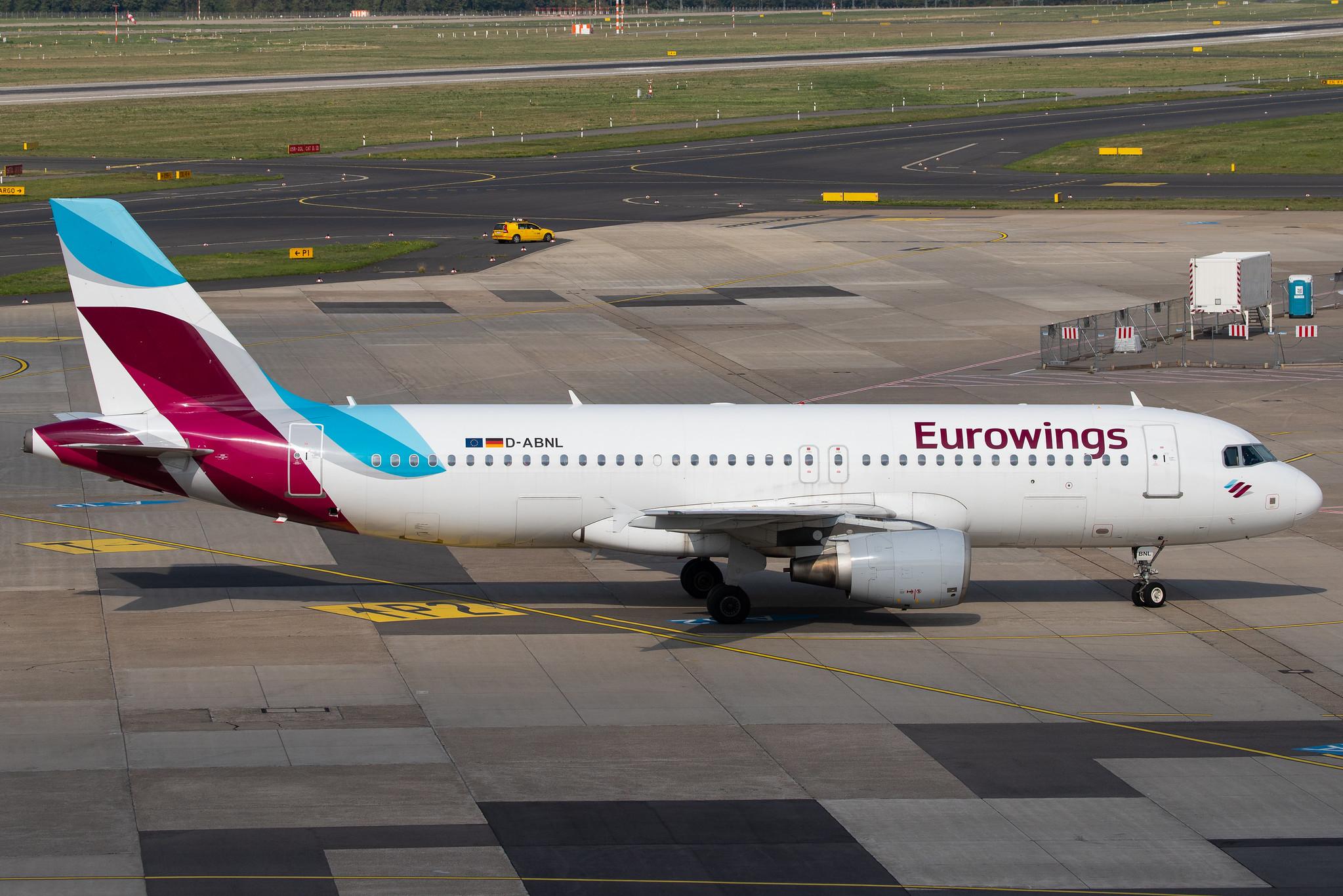 Düsseldorf Airport: Eurowings (EW / EWG) |  Airbus A320-214 A320 | D-ABNL | MSN 1852