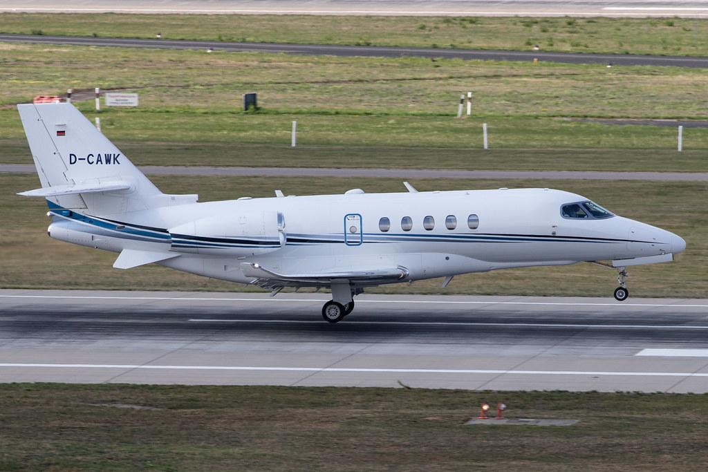 Düsseldorf Airport: Aerowest |  Cessna 680A Citation Latitude C68A | D-CAWK | MSN 680A-0107