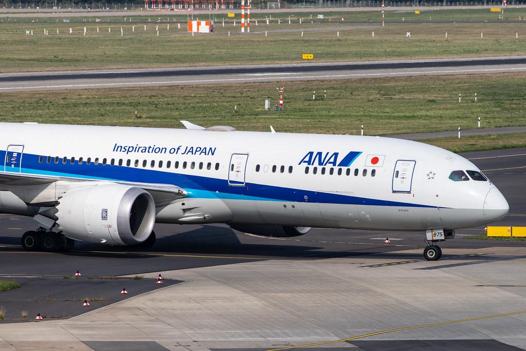 Düsseldorf Airport: All Nippon Airways (NH / ANA) | Operator: Air Japan |  Boeing 787-9 Dreamliner B789 | JA875A | MSN 34531