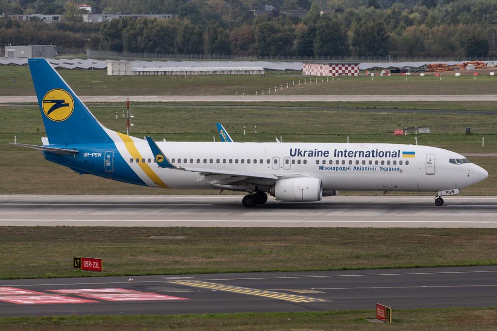 Düsseldorf Airport: Ukraine International Airlines (PS / AUI) | Operator: Ukraine Int. Airlines |  Boeing 737-8KV B738 | UR-PSW | MSN 41536