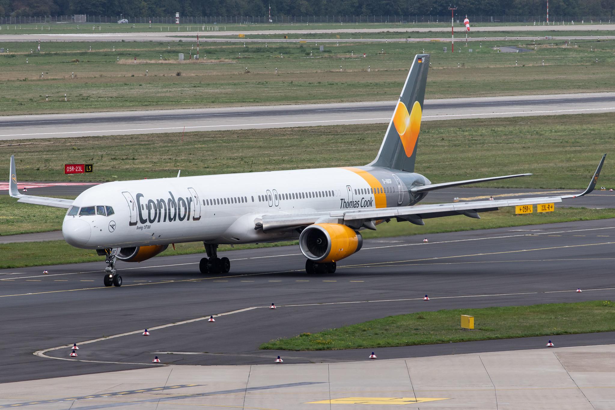 Düsseldorf Airport: Condor (DE / CFG) |  Boeing 757-330 B753 | D-ABOF | MSN 29013