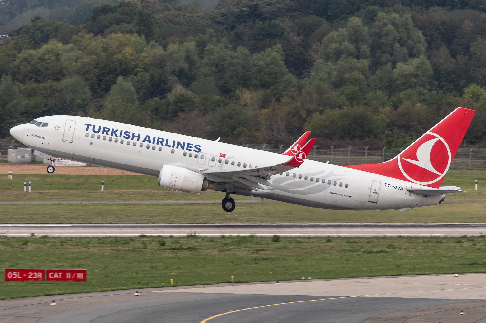 Düsseldorf Airport: Turkish Airlines (TK / THY) |  Boeing 737-8F2 B738 | TC-JVA | MSN 40988