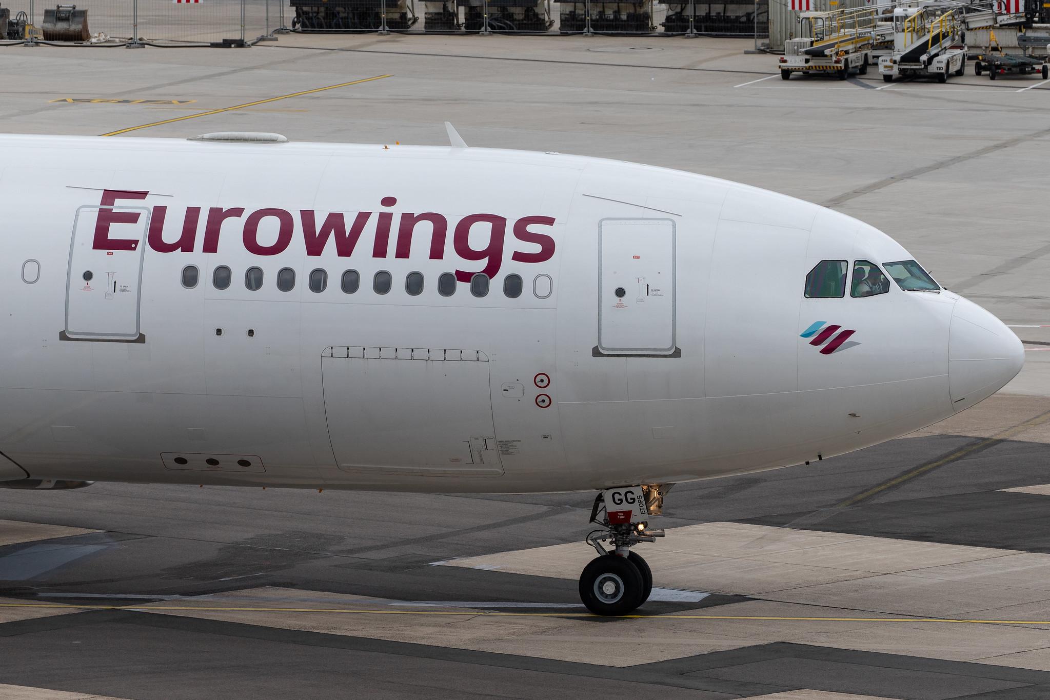 Düsseldorf Airport: Eurowings (EW / EWG) | Operator: SunExpress Deutschland |  Airbus A330-203 A332 | D-AXGG | MSN 0504