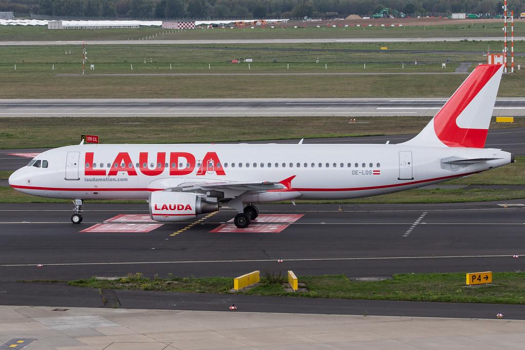 Düsseldorf Airport: Laudamotion (OE / LDM) |  Airbus A320-214 A320 | OE-LOS | MSN 3153