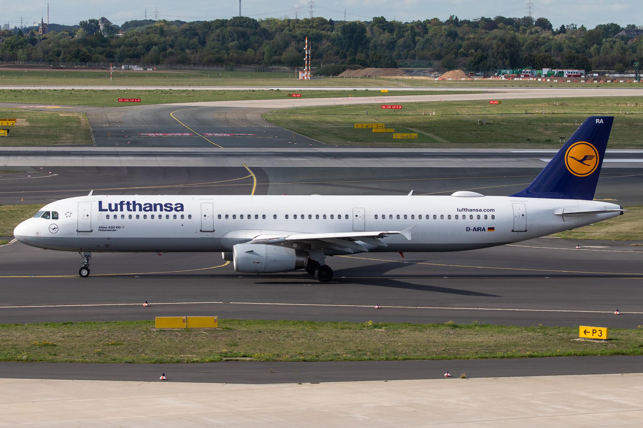 Düsseldorf Airport: Lufthansa (LH / DLH) |  Airbus A321-131 A321 | D-AIRA | MSN 0458