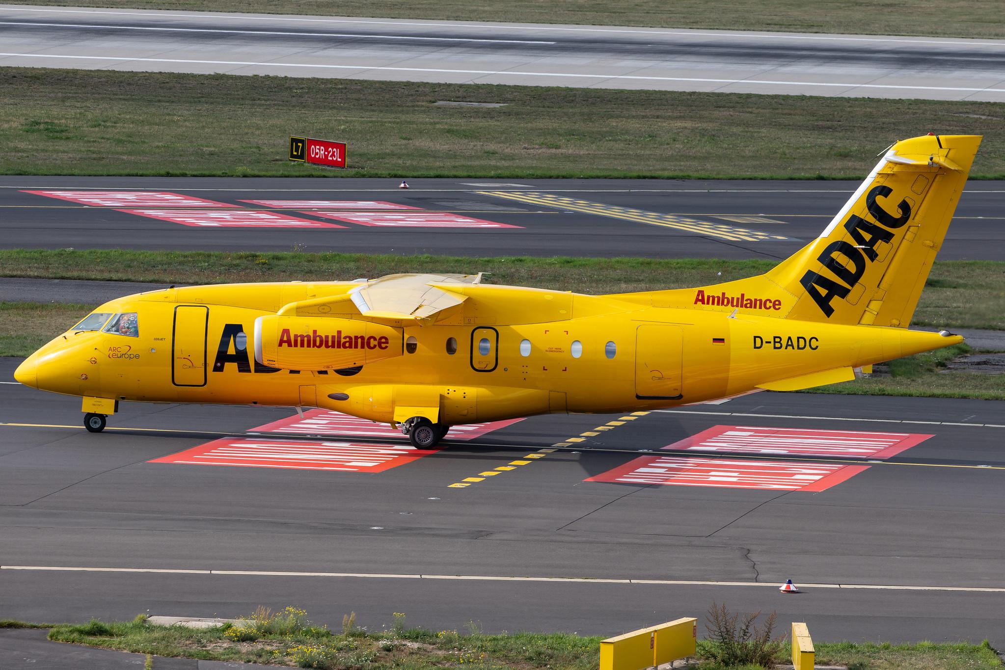 Düsseldorf Airport: Aero-Dienst (/ ADN) |  Dornier 328-310 JET J328 | D-BADC | MSN 3216