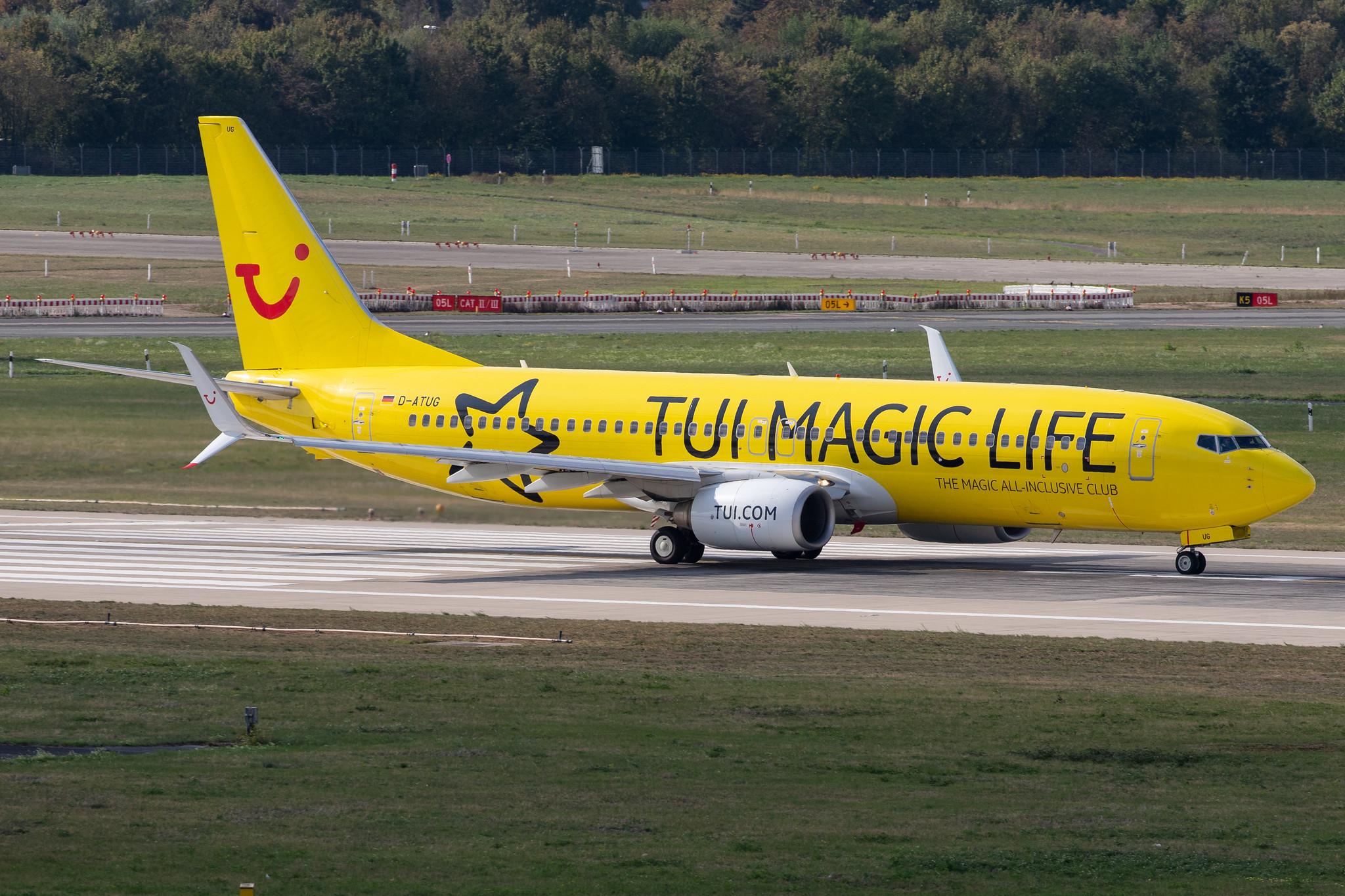 Düsseldorf Airport: TUI (X3 / TUI) | Operator: TUI fly |  Boeing 737-8K5 B738 | D-ATUG | MSN 34688