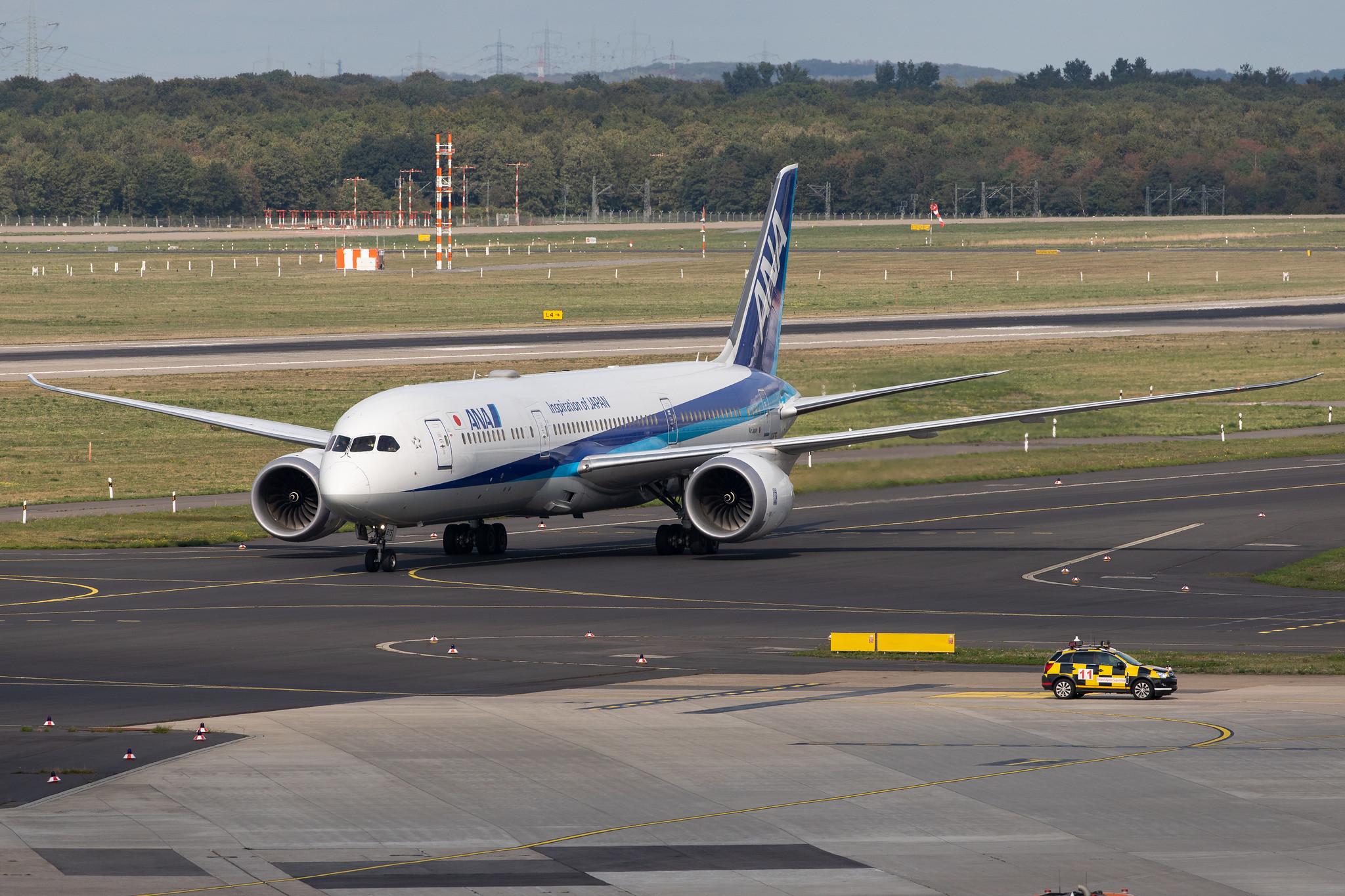 Düsseldorf Airport: All Nippon Airways (NH / ANA) | Operator: Air Japan |  Boeing 787-9 Dreamliner B789 | JA875A | MSN 34531
